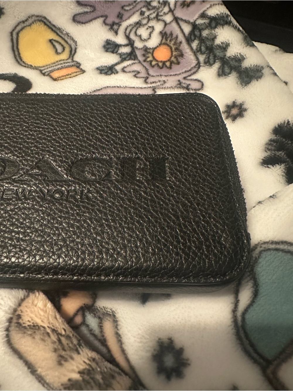 Coach Black Leather Hangtag Wallet/Card holder - Picture 7 of 7